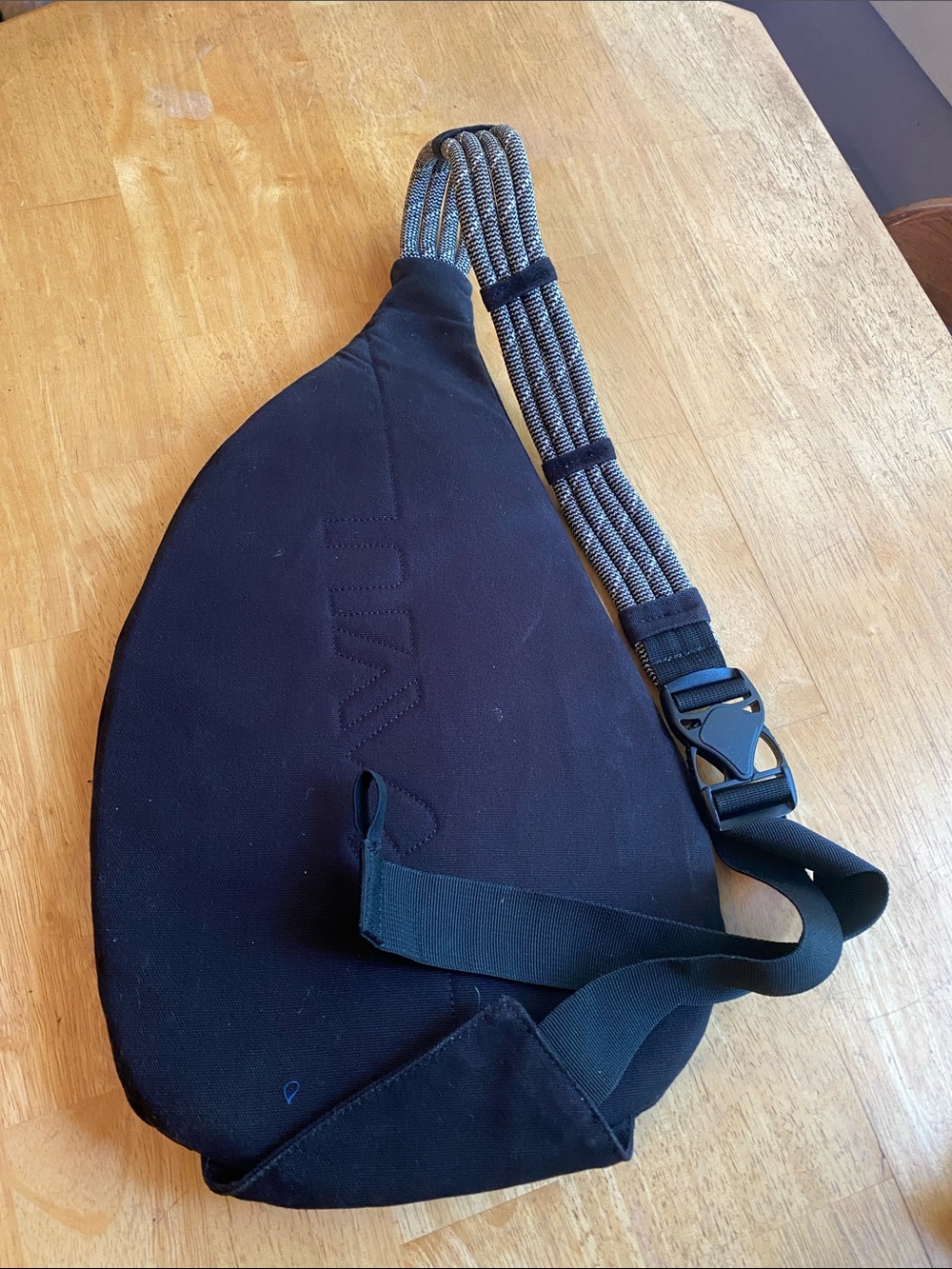 KAVU brand black Canvas Backpack Bag, 11x17” in good condition - Picture 2 of 9